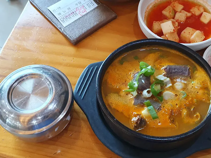 순대국밥 근접샷