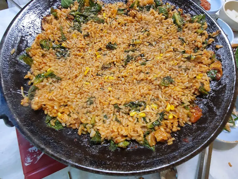 오리주물럭 볶음밥