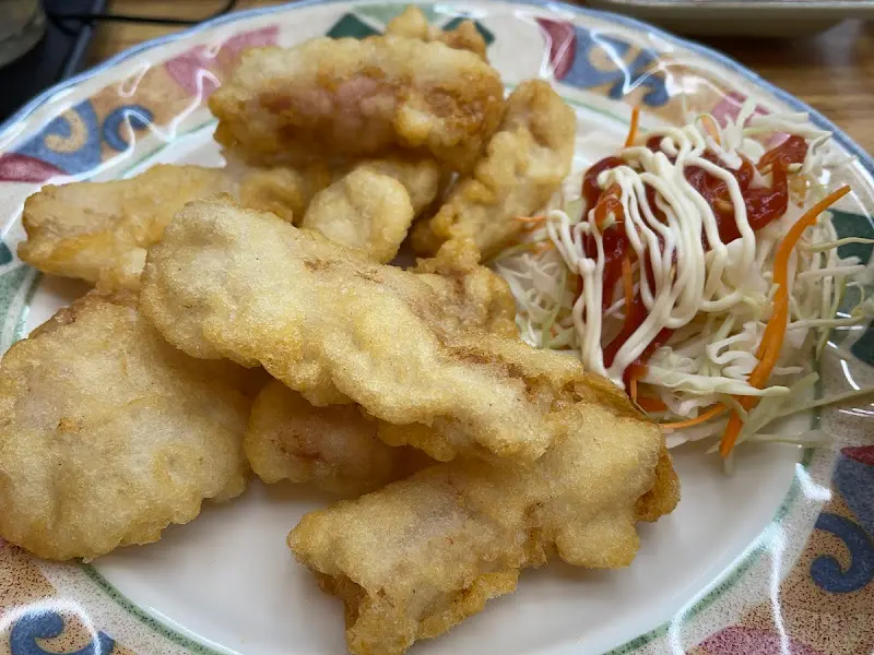 등심 탕수육 클로즈업