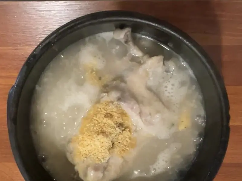 김정이삼계탕 특삼계탕 항공샷