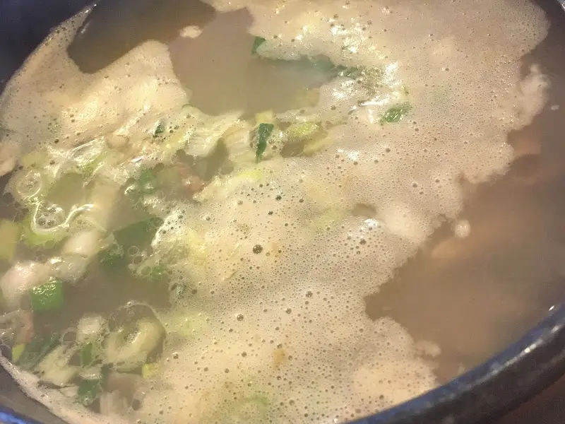 맑은 선지 지리탕