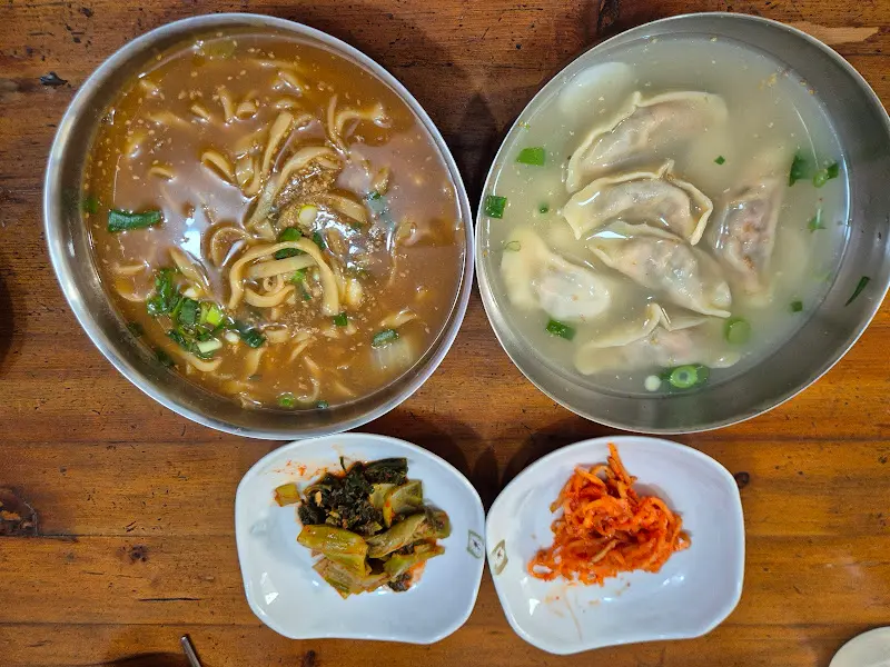 정선면옥 장칼국수와 만둣국