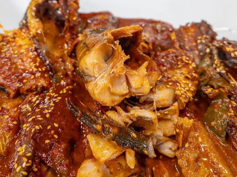 양념이 잘 배어 있는 코다리