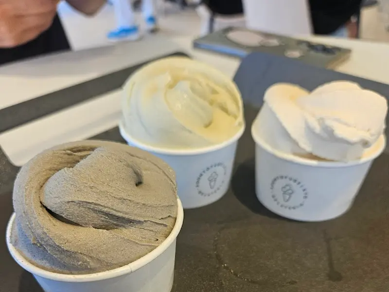 순두부, 흑임자, 피스타치오 젤라또