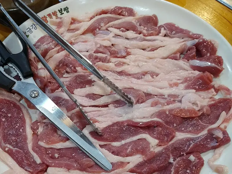 신선한 오리 대패 로스의 모습