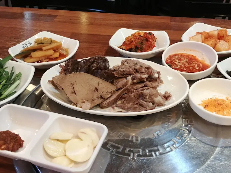 만양순대국밥 밑반찬