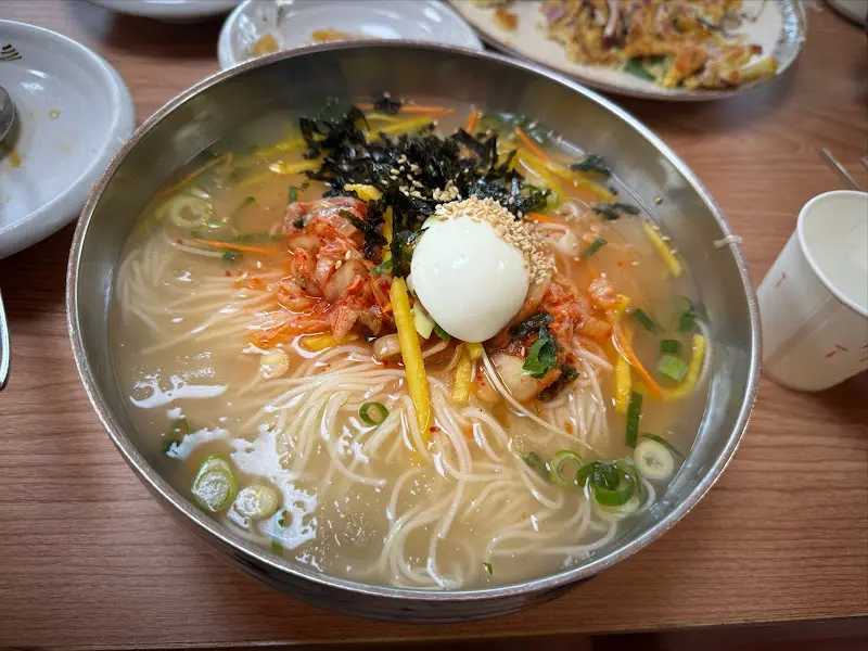 김치말이국수