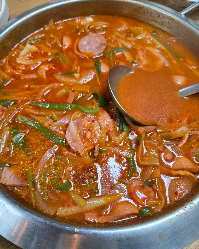 부대찌개 국물