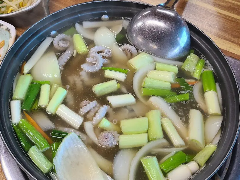 끓고 있는 연포탕