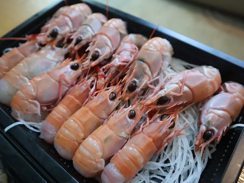 딱새우회 클로즈업