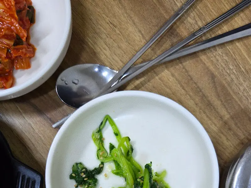 밑반찬 클로즈업