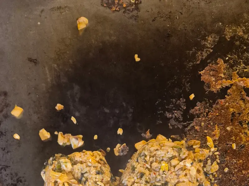 볶음밥 클로즈업 사진