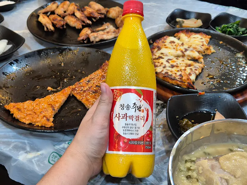 청송 사과 막걸리