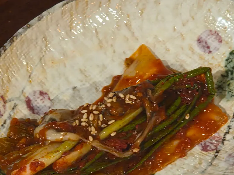 싱싱한 굴이 듬뿍 들어간 굴김치