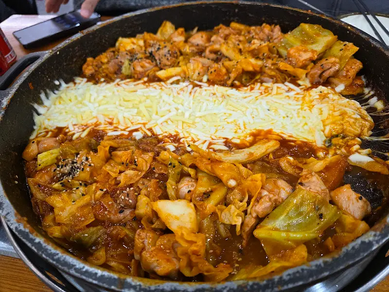 닭갈비 근접 사진