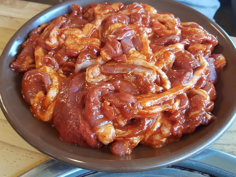 신선한 오리 주물럭