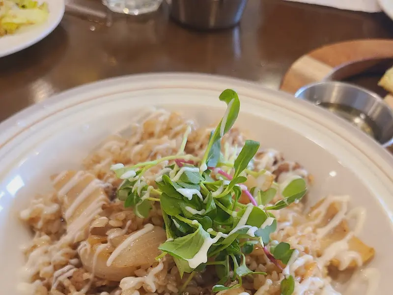 매운 크림 갈비 리조또