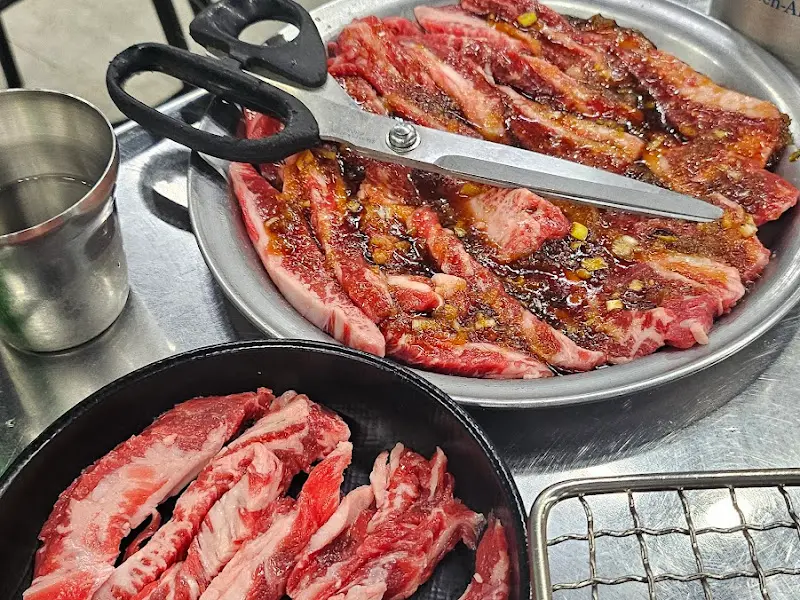 양념갈비살 근접샷