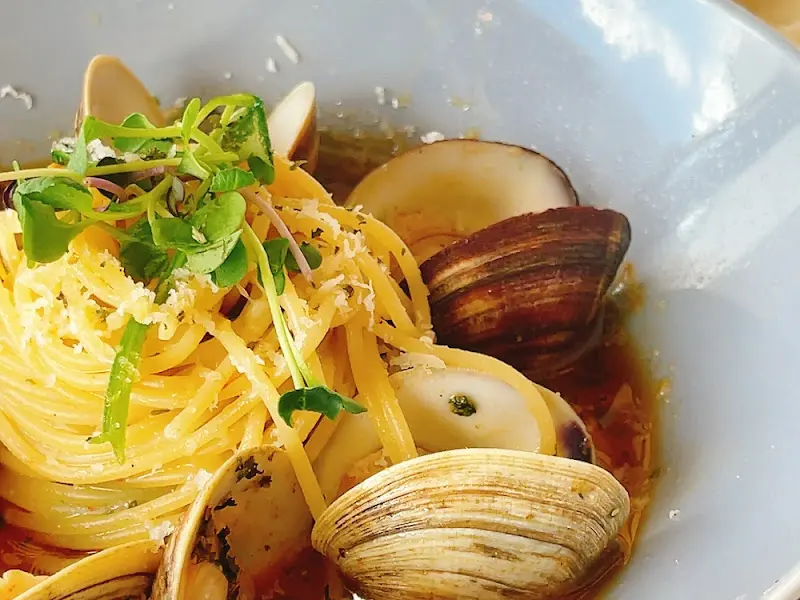 봉골레 파스타의 깔끔한 맛