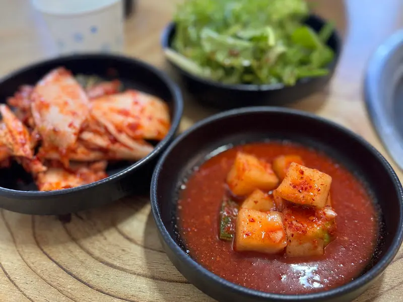 김치, 깍두기, 치커리 겉절이