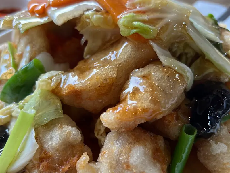 채소가 듬뿍 들어간 탕수육