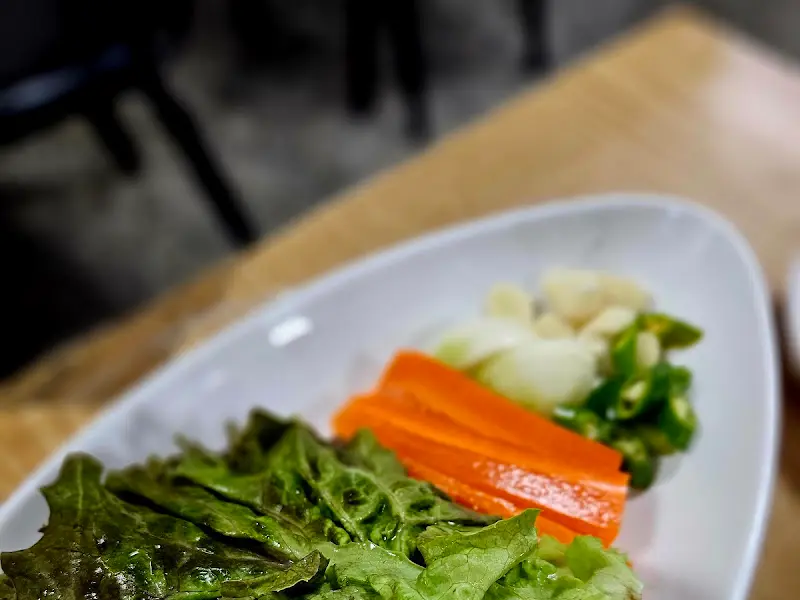 쌈 채소 근접샷