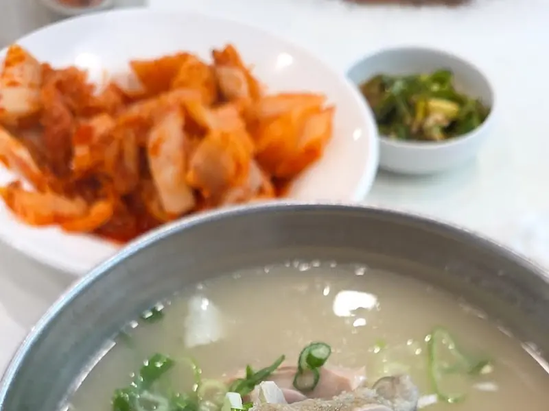 큼지막하게 썰린 김치