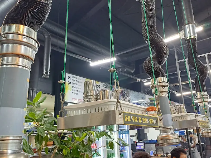 테이블 환풍시설