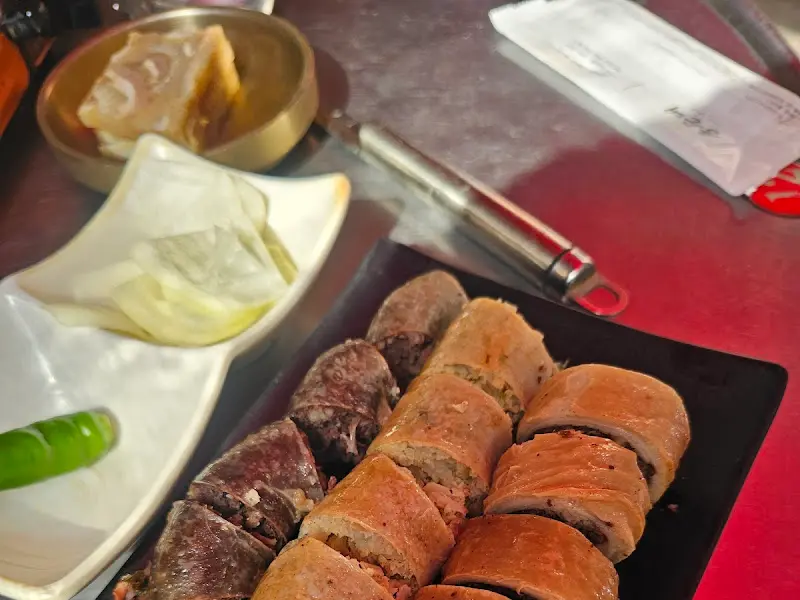 옹순대 기본 반찬