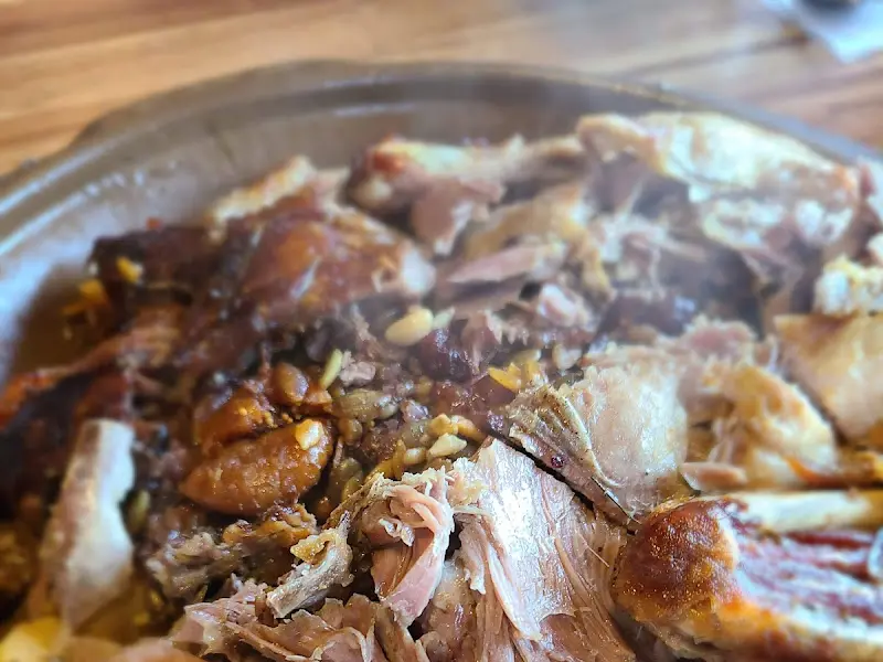 오리구이 속 찰밥