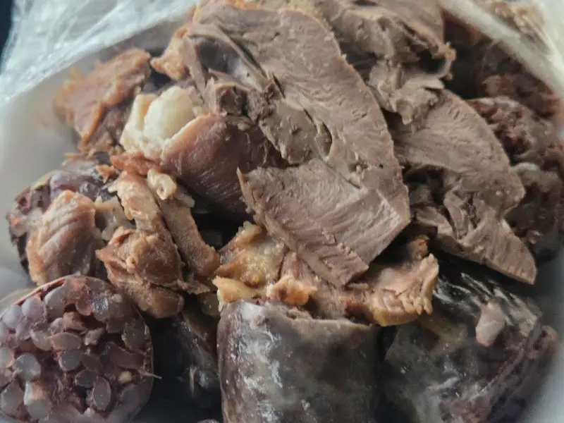 순대 모듬 포장