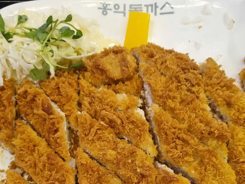 바삭한 돈까스 단면