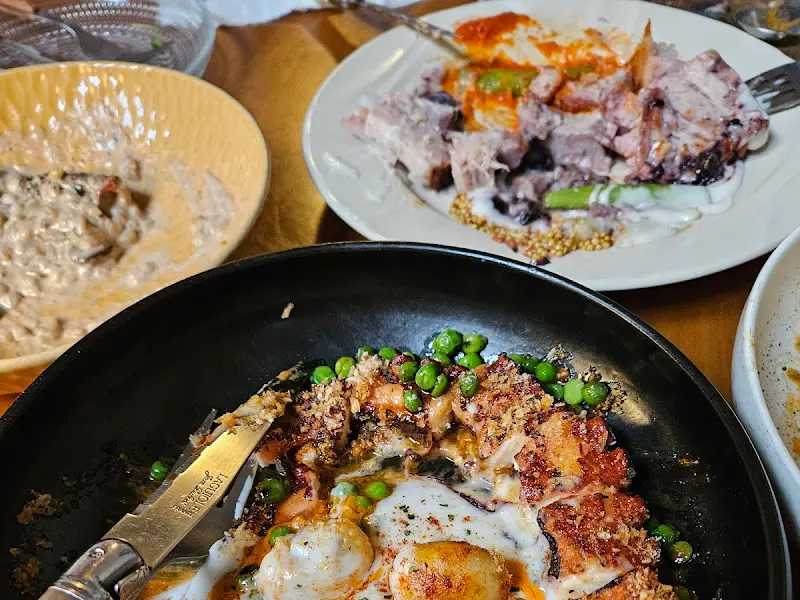 수비드 삼겹살과 라구 파스타