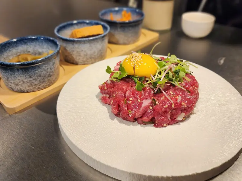 육회 근접 사진