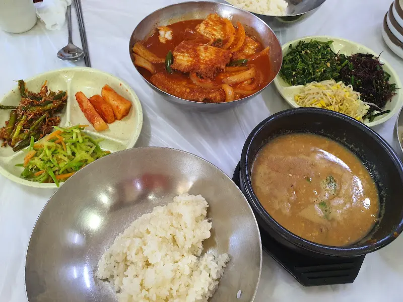 갈치조림과 된장찌개
