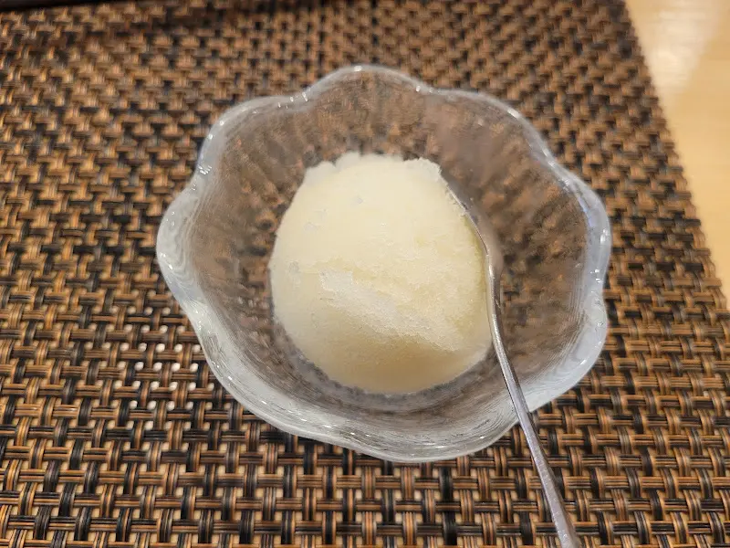 입가심용 샤베트