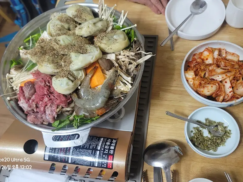 푸짐한 해물 요리