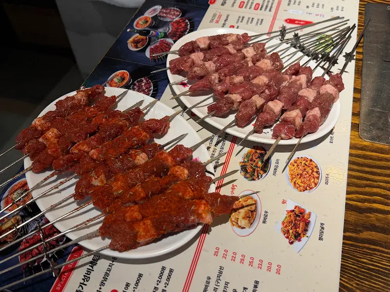 신백옥양꼬치 태전점의 양꼬치