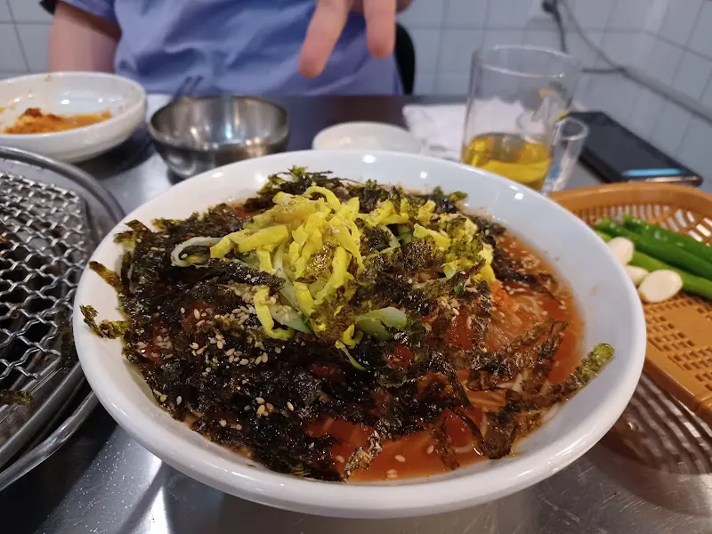 황태비빔국수