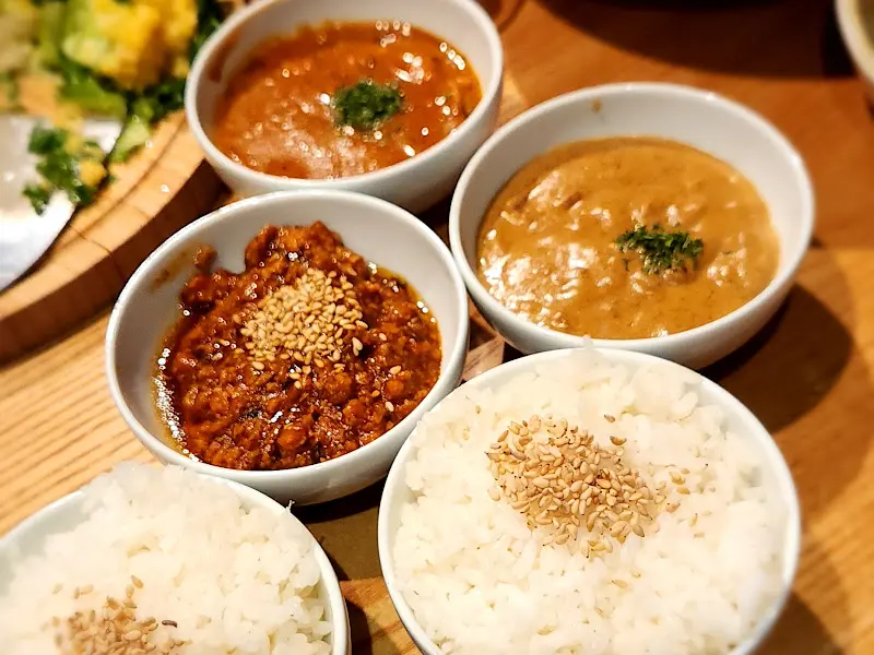 다양한 종류의 카레