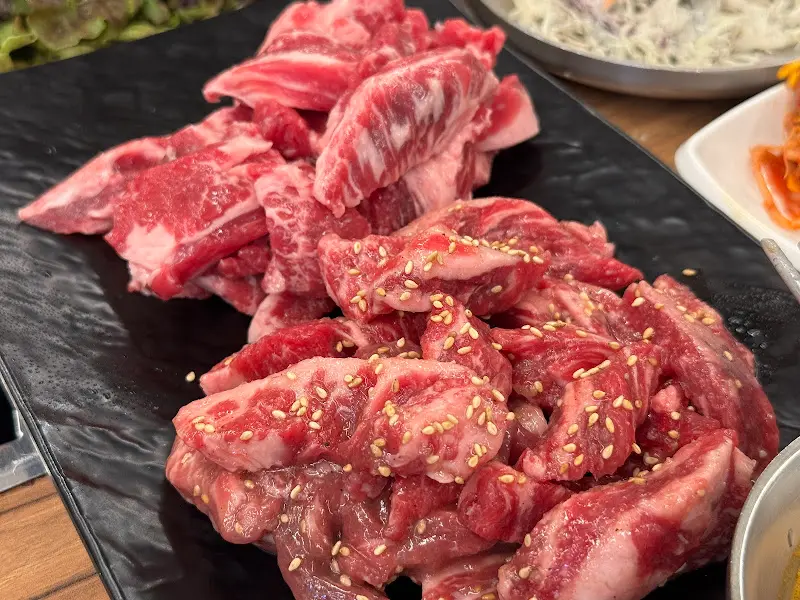 신선한 소갈비살