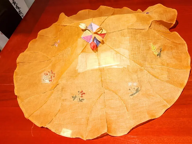 보자기에 덮인 밥상