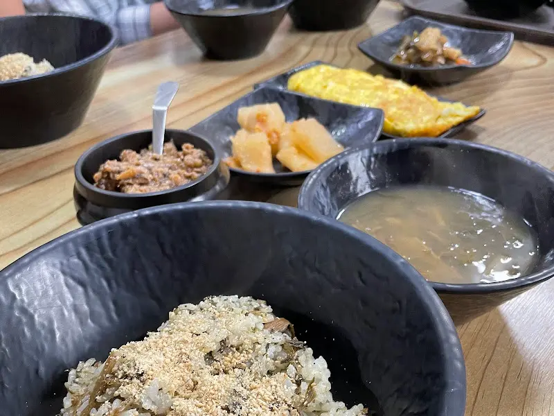 시래기밥 한 상 차림