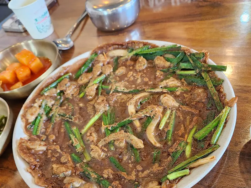 도토리전과 밑반찬