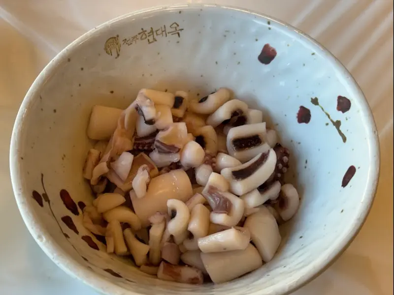 현대옥 오징어 사리