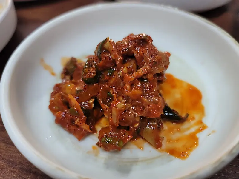 추어탕과 환상 궁합 자랑하는 어리굴젓