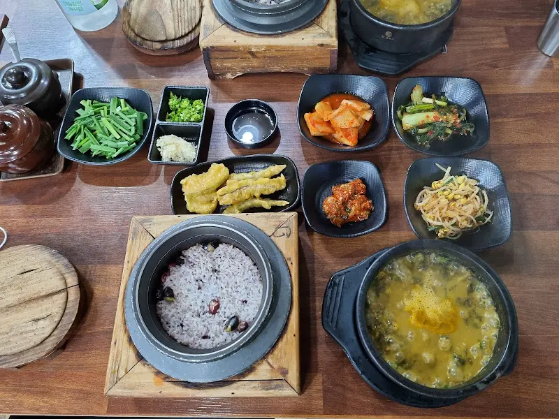 상차림 전체 모습