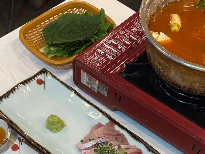 방어회와 매운탕