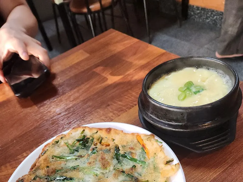 부추전과 계란찜