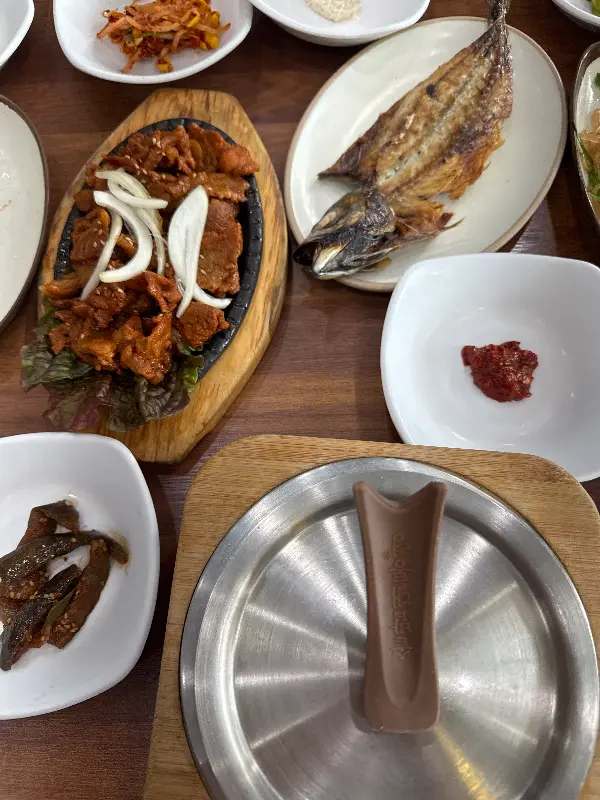 연탄불고기와 고등어구이